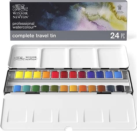 metal sketchers box|Winsor & Newton Professional Watercolor Paint Set, .